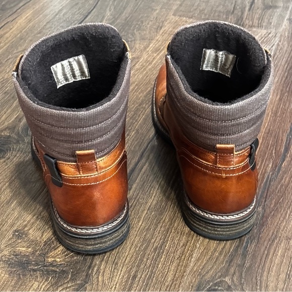 BullHead Trake Cognac leather men’s boots size 11 - Picture 4 of 8